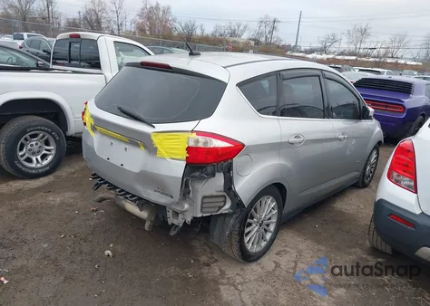 2013 Ford C-Max Hybrid Sel из США, поврежденный, VIN 1FADP5BU8DL536943